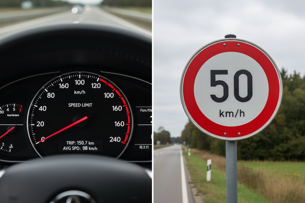 17 km h zu schnell bussgeld punkte folgen 2025 2026 2