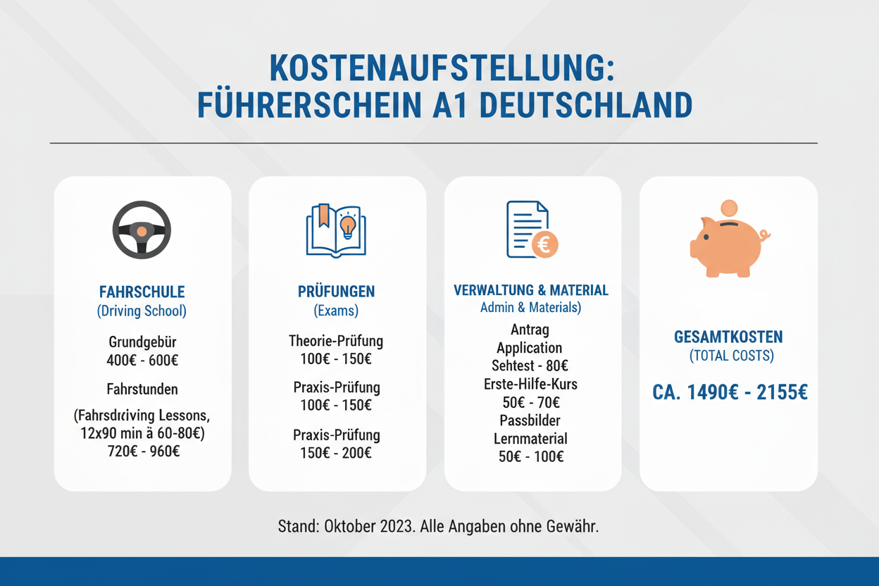 a1 fuehrerschein kosten voraussetzungen fuer 2025 2026 3
