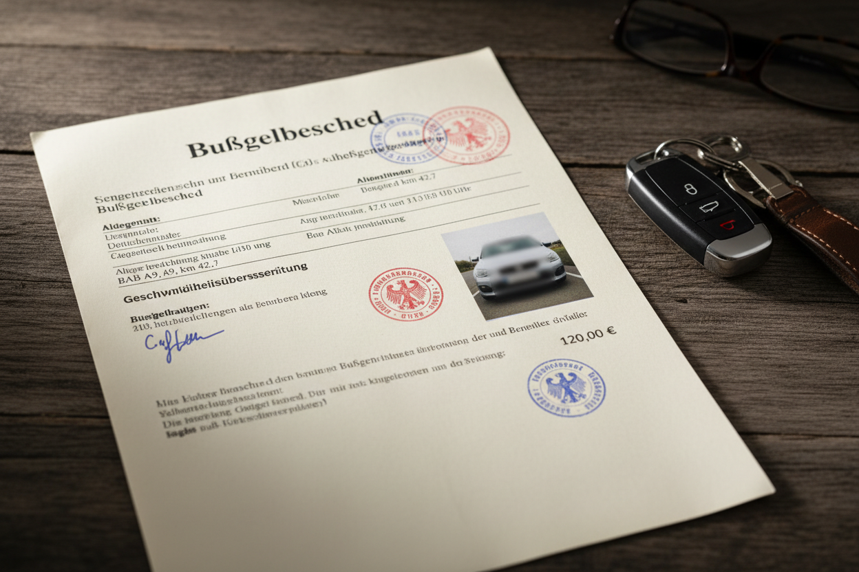 bussgeldbescheid als halter erhalten was jetzt zu tun ist 1