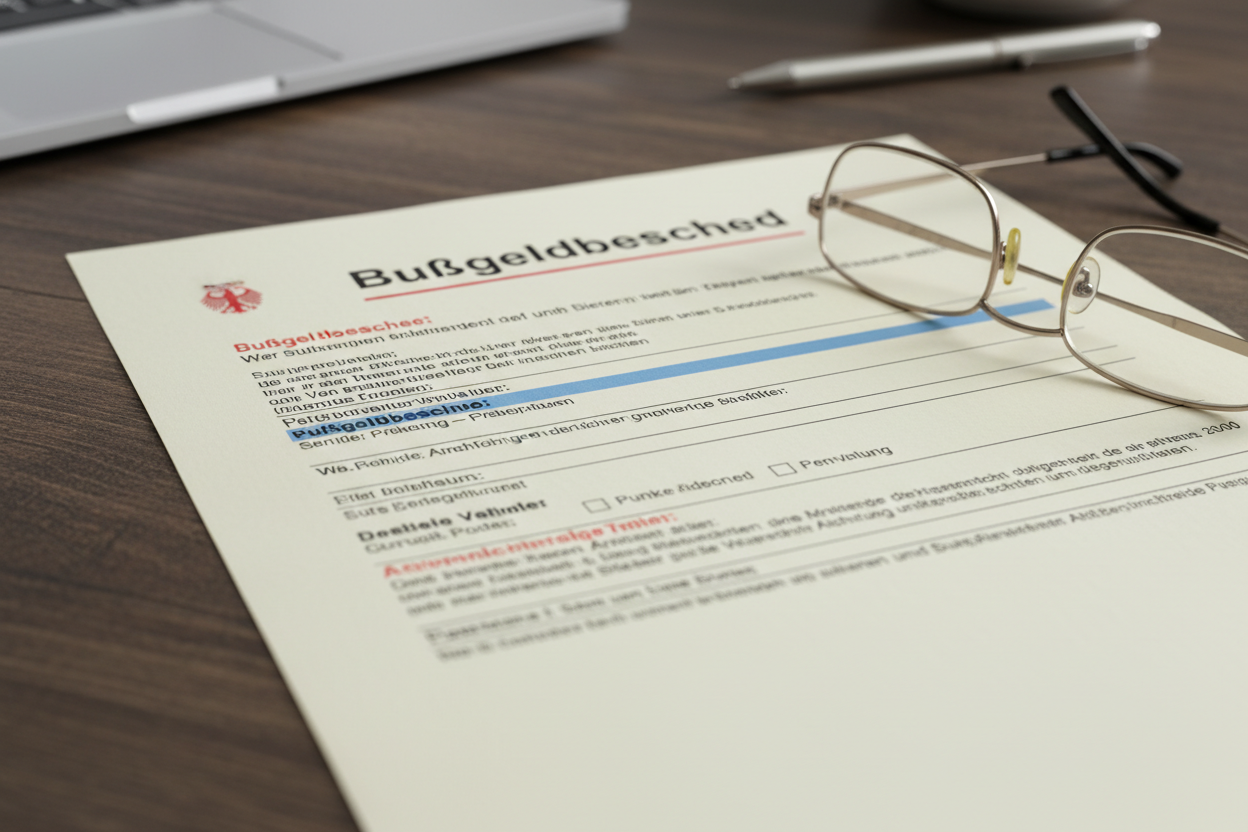 bussgeldbescheid ohne punkte was sie jetzt wissen muessen 1