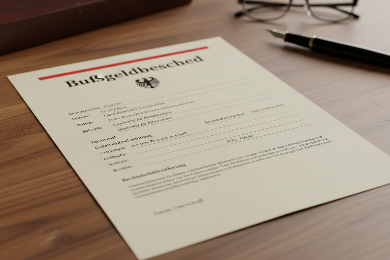 bussgeldbescheid ohne unterschrift gueltig oder ungueltig 1