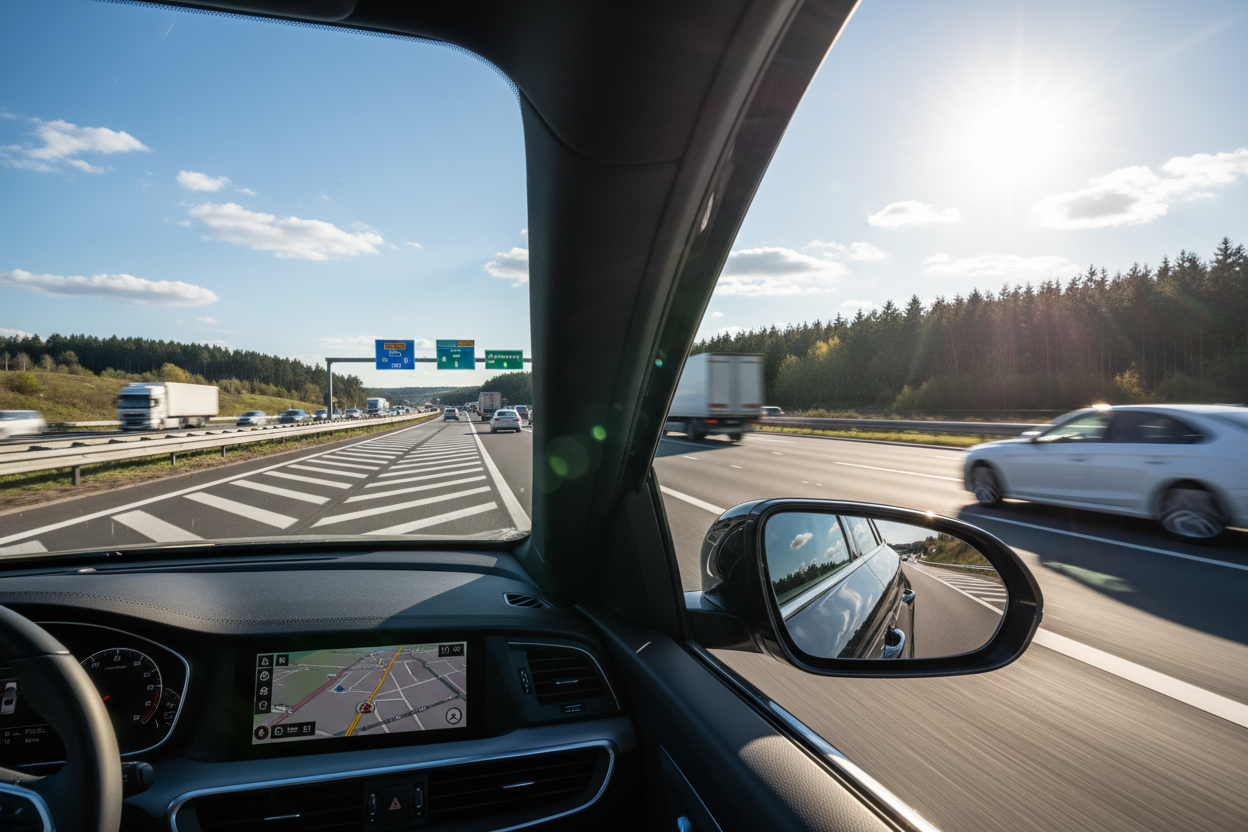 einfaedelungsstreifen richtig auf die autobahn auffahren 1