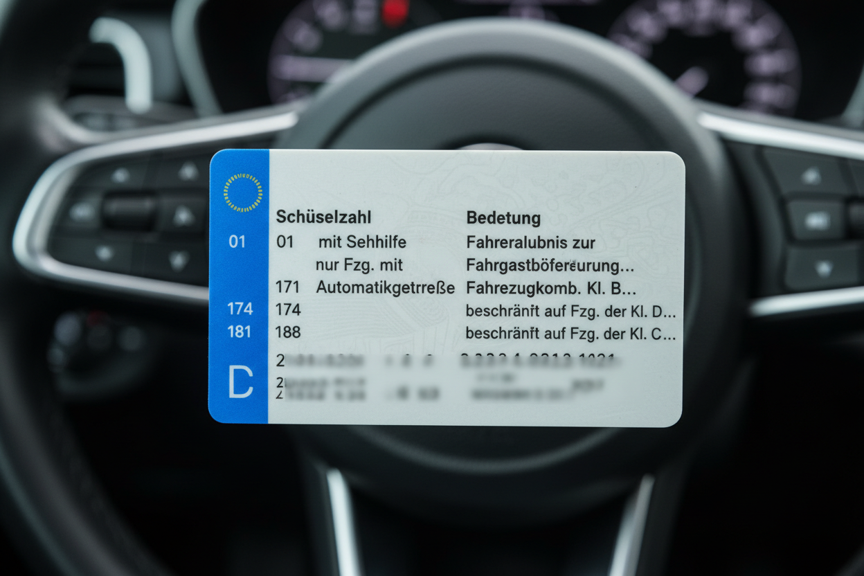 fuehrerschein schluesselzahlen bedeutung und auflagen 2025 2026 1
