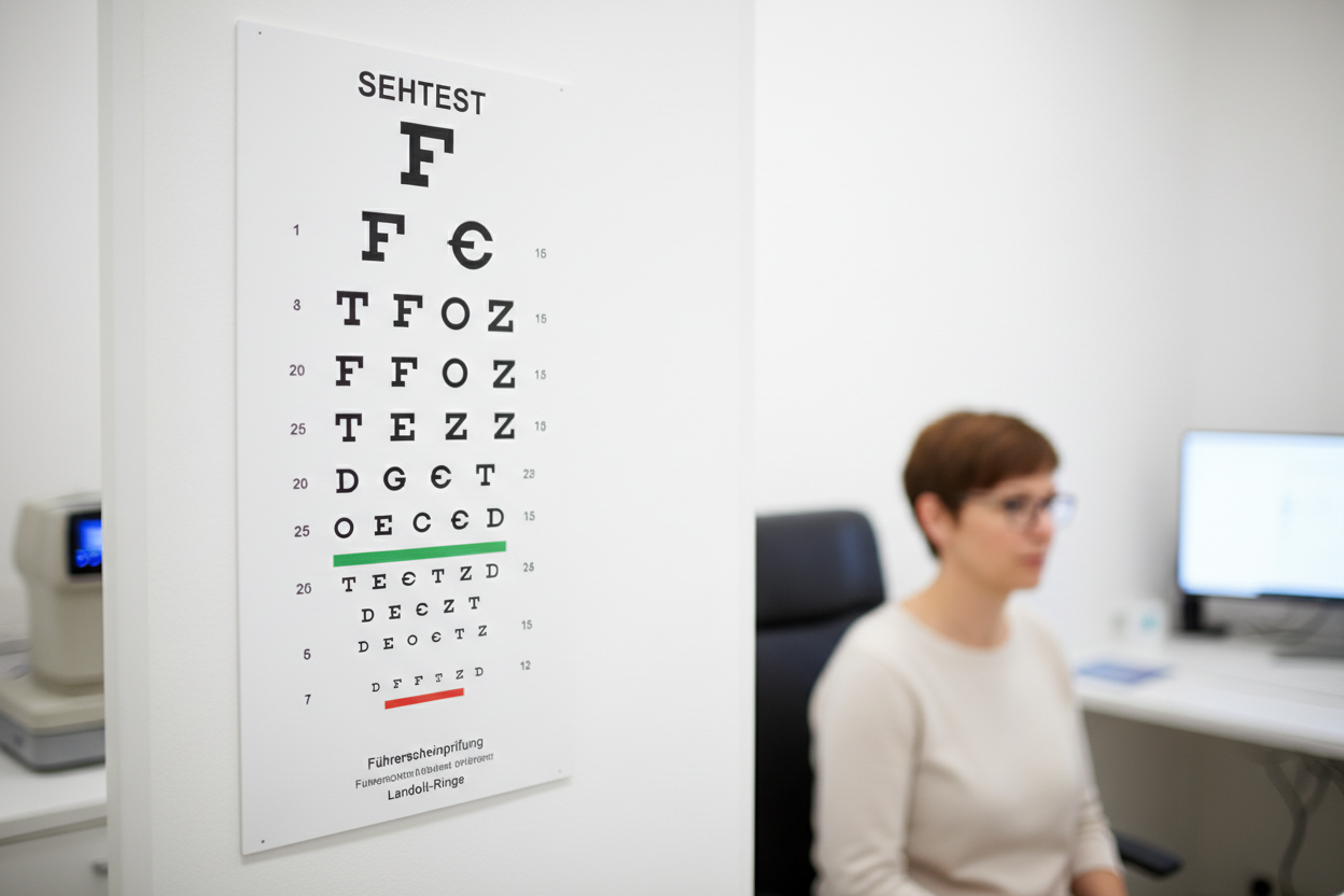 fuehrerschein sehtest 2025 kosten ablauf anforderungen 1
