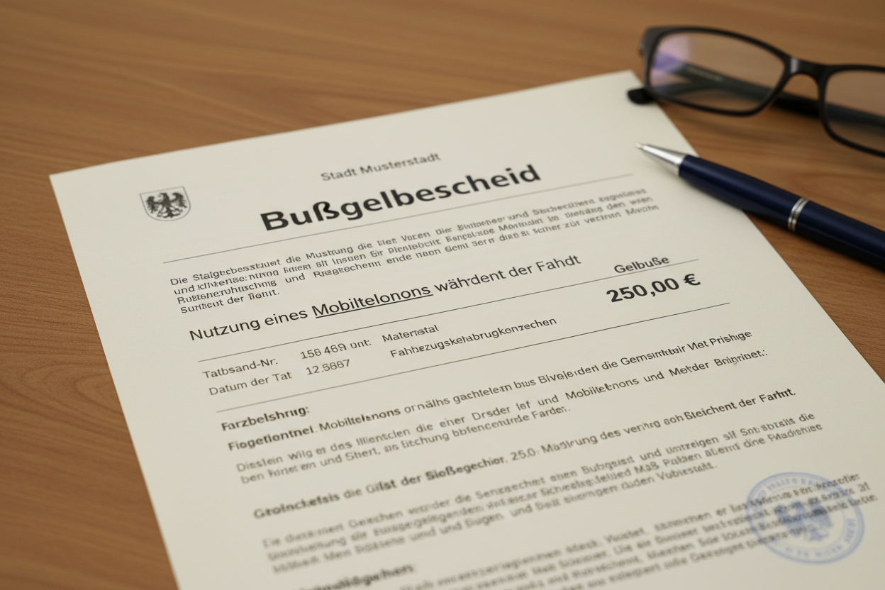 handy am steuer strafen bussgelder 2025 2026 im ueberblick 2
