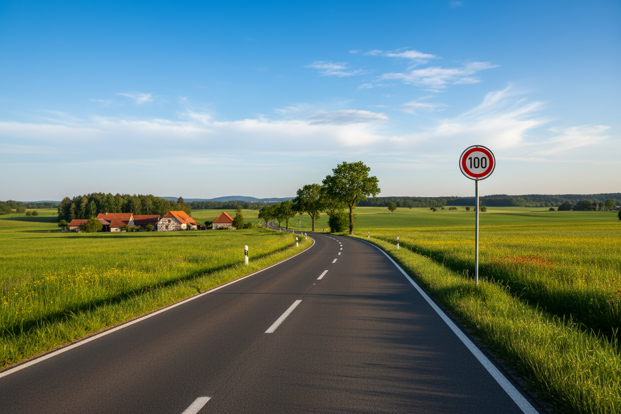 hoechstgeschwindigkeit ausserorts regeln bussgelder 2025 2026 1