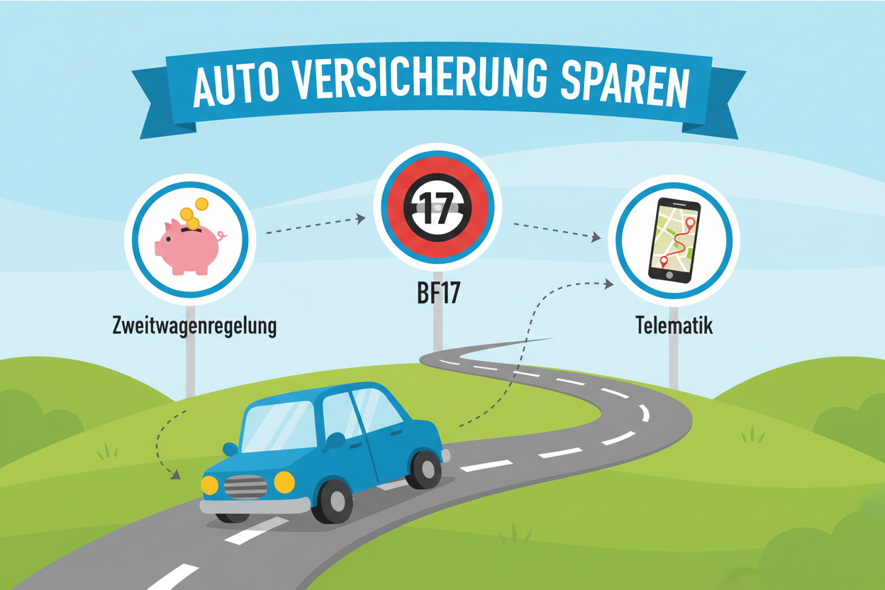 kfz versicherung fuer fahranfaenger clever geld sparen 2025 2