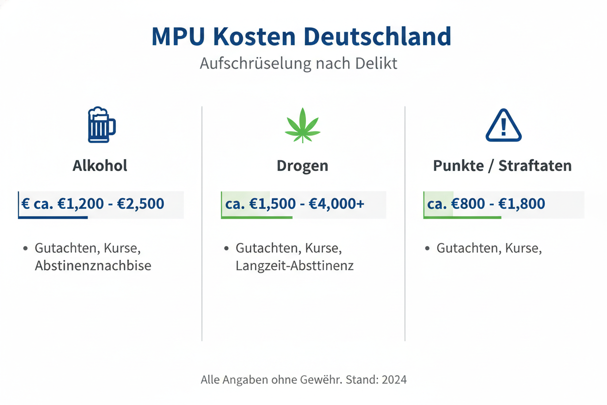mpu begutachtungsstellen kosten serioese anbieter 2025 2