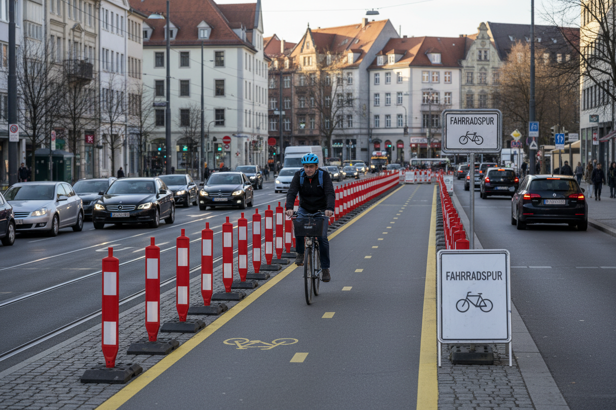 pop up radwege in deutschland regeln und bussgelder 2025 1