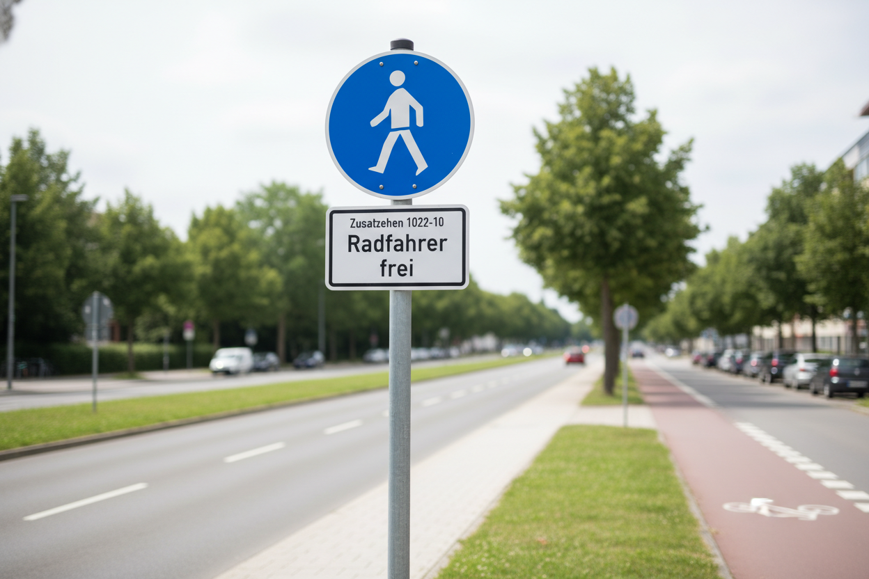 radfahren auf dem gehweg bussgelder regeln 2025 1