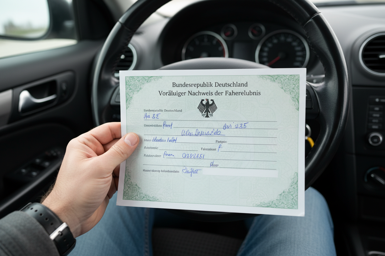 vorlaeufiger fuehrerschein kosten antrag gueltigkeit 2025 1
