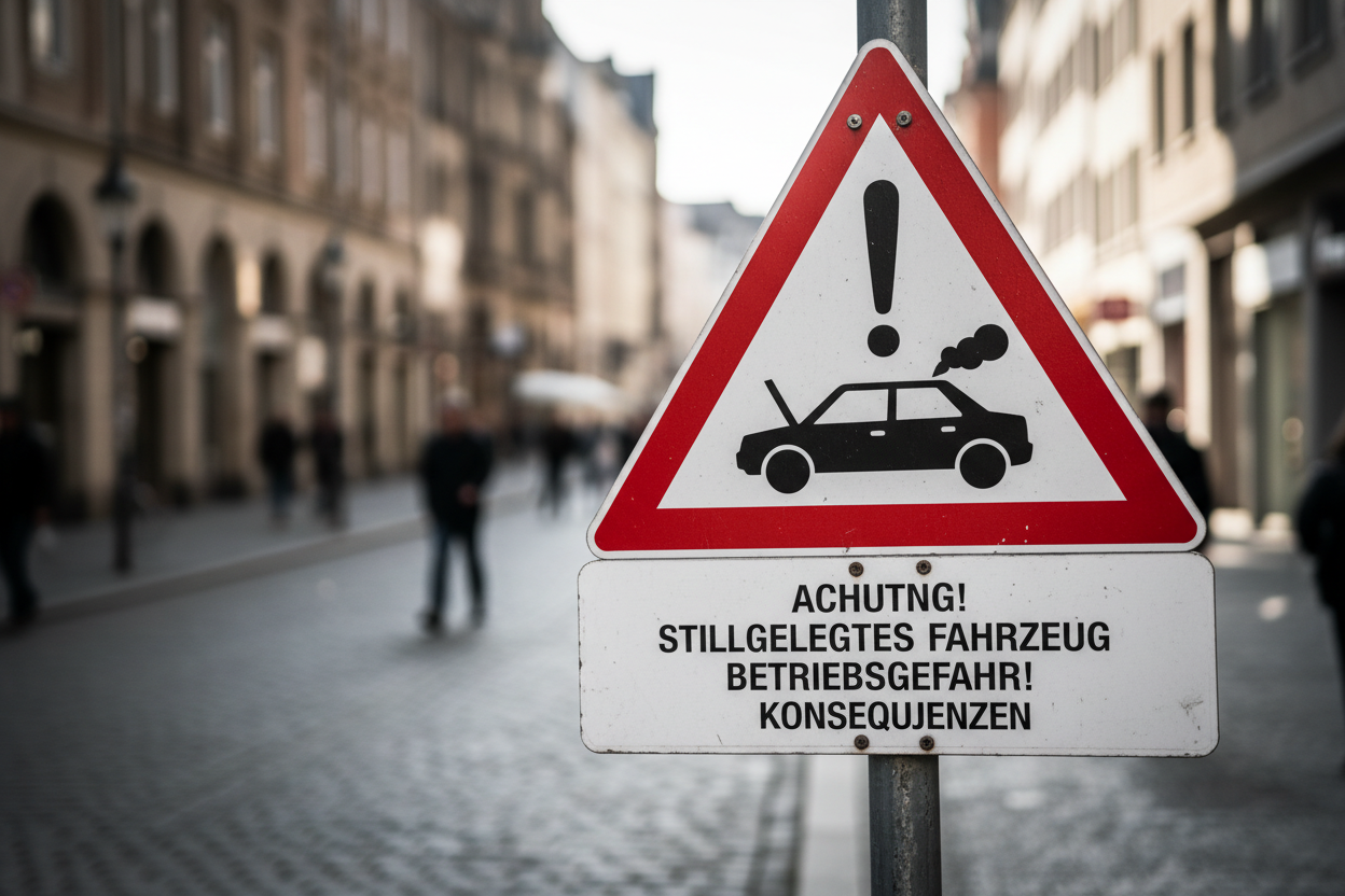 zwangsstilllegung des autos gruende kosten folgen 2025 3