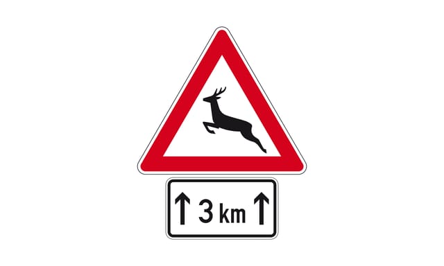Wie verhalten Sie sich im Bereich dieser Gefahrstrecke?