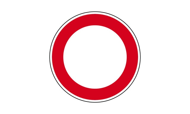 Was ist ab diesem Verkehrszeichen richtig?