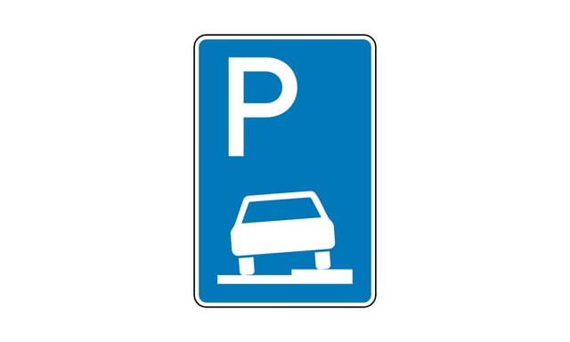 Wie darf hier mit Fahrzeugen bis 2,8 t zulässiger Gesamtmasse geparkt werden?