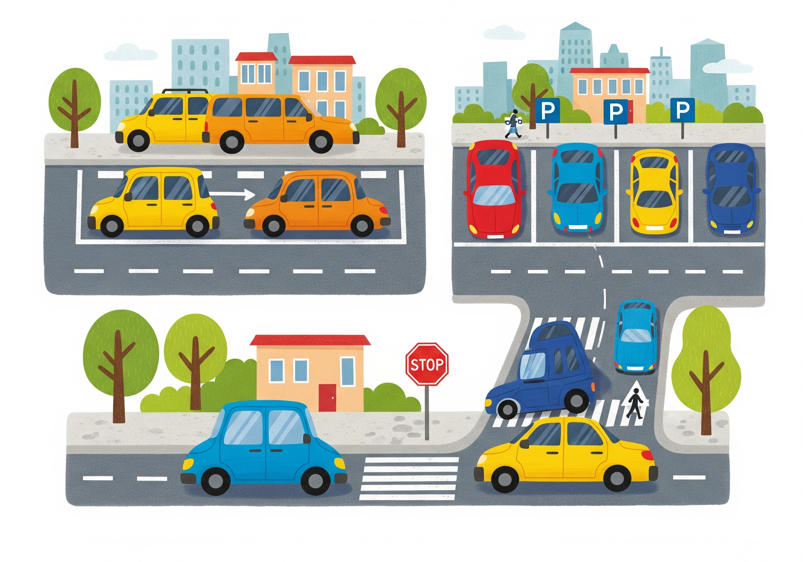 Testfragen zum Thema: Halten und Parken