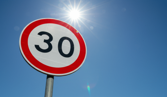 traffic sign speed limit