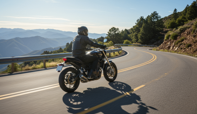 safe riding on a motorcycle