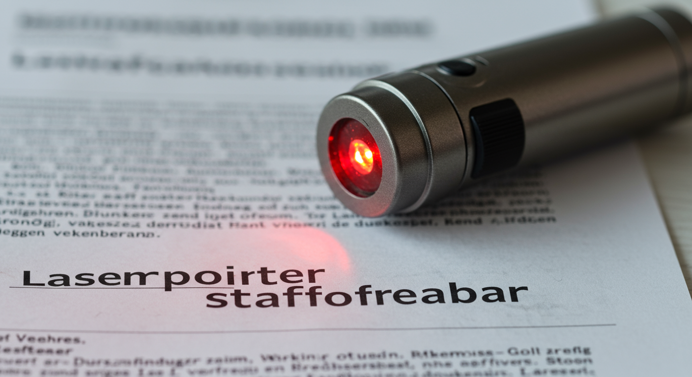 Laserpointer: Was ist in Deutschland erlaubt und verboten?