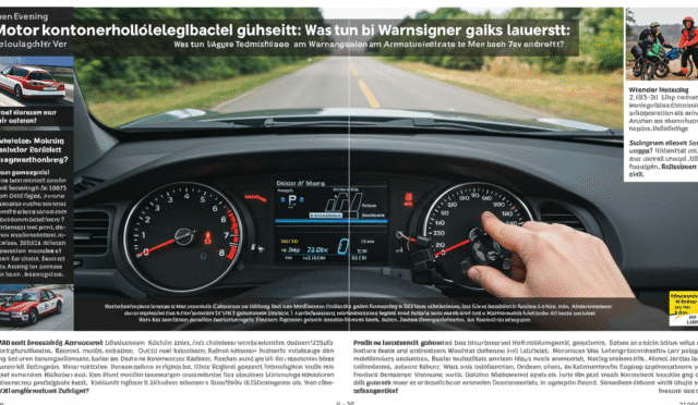 Motorkontrollleuchte leuchtet: Was tun bei Warnsignalen am Armaturenbrett?