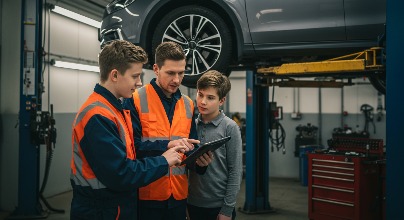 regelmaessige auto inspektion werkstattwahl fuer fahranfaenger erklaert 68c5b62317ea1