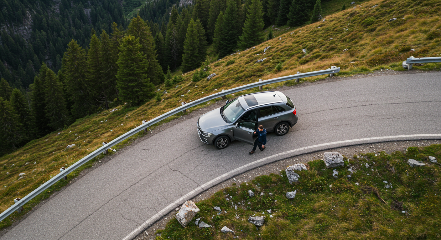 sicheres auto parken am berg regeln wichtige tipps 68d518c004046