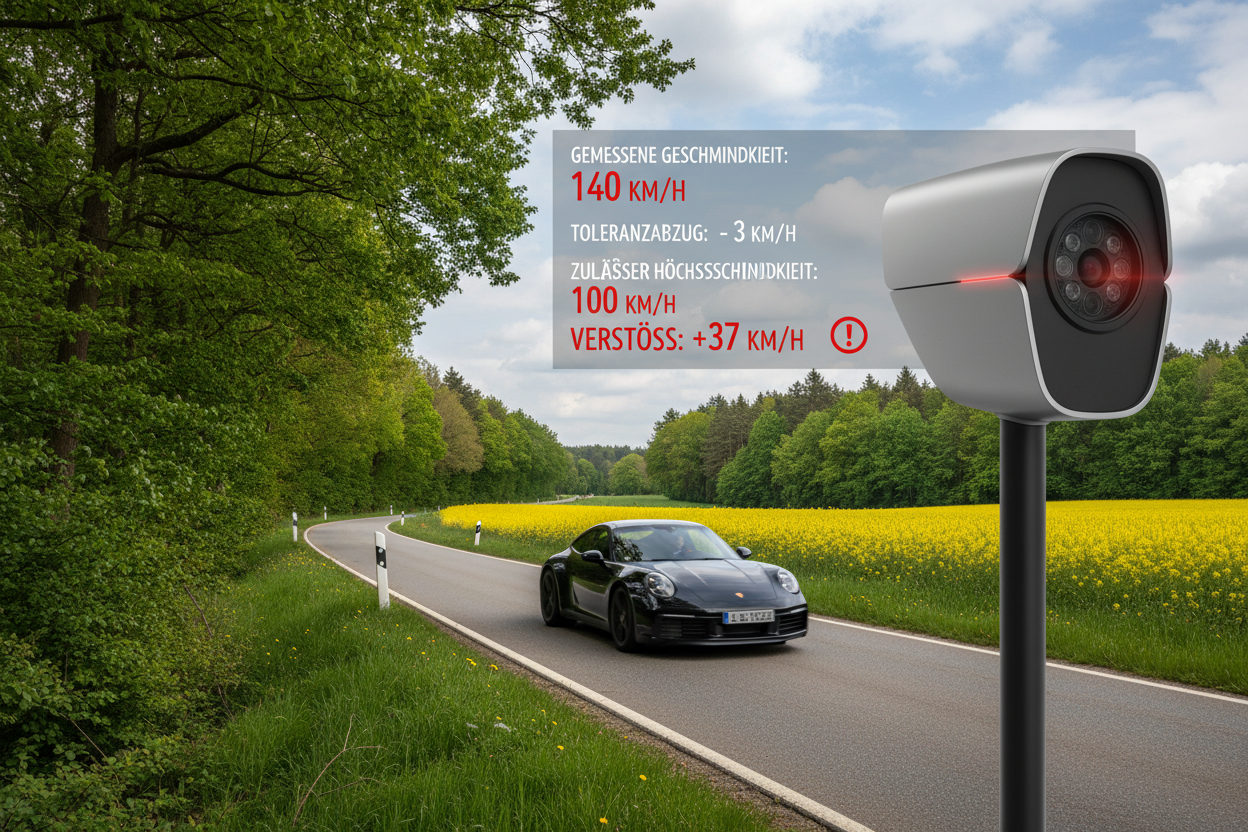 16 km/h zu schnell: Bußgeld & Strafen 2025/2026 im Detail