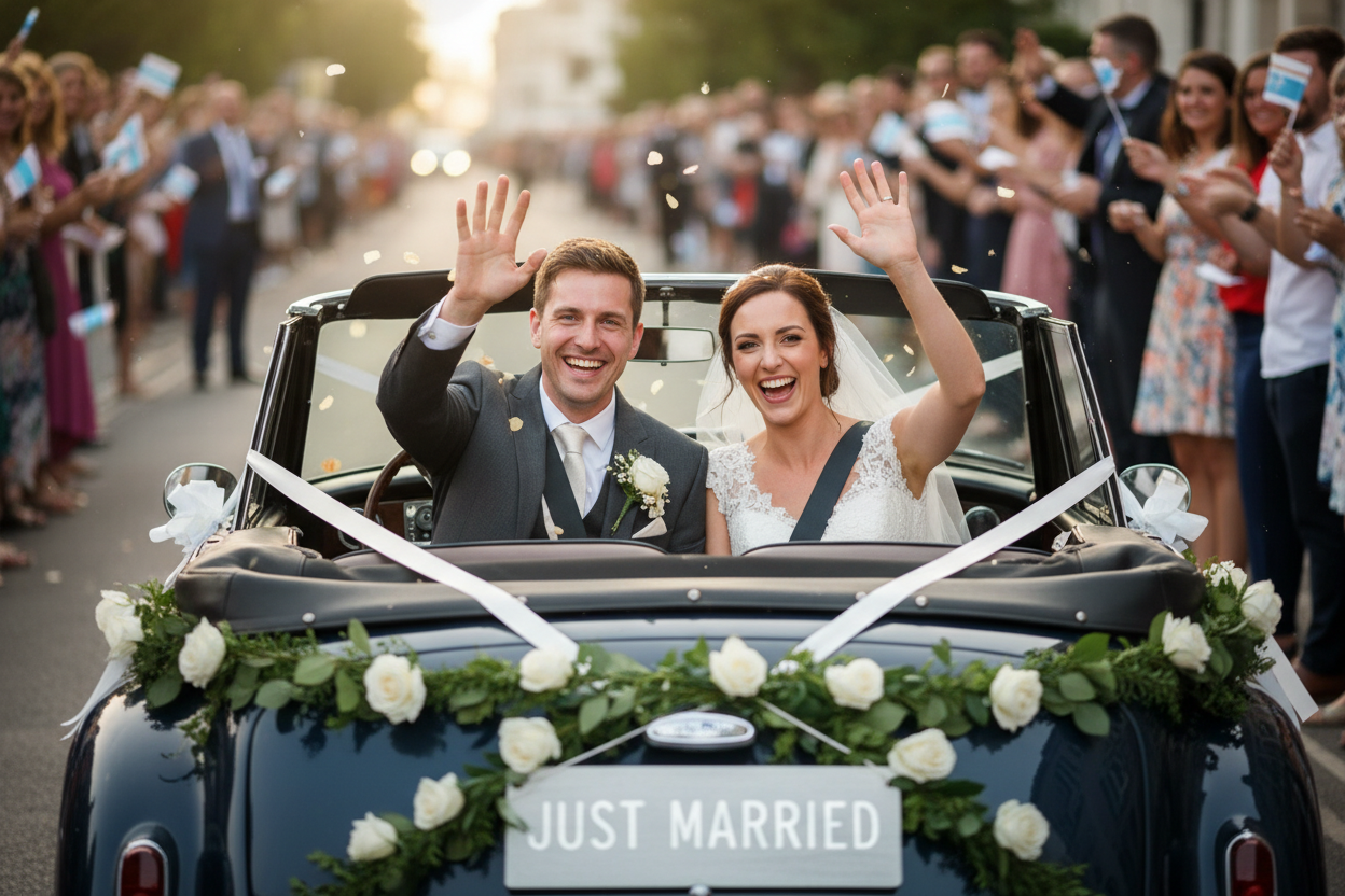 Hochzeitskonvoi: Regeln, Strafen & was wirklich erlaubt ist