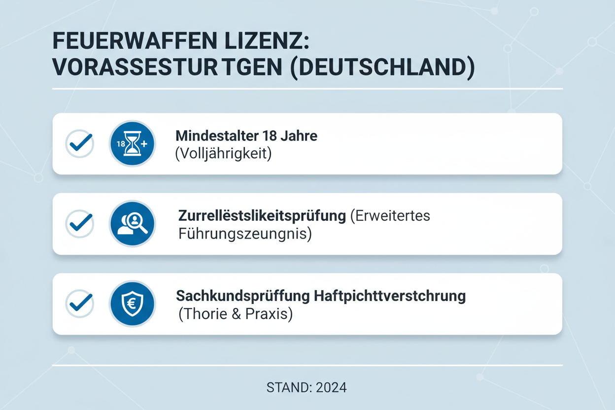Waffenschein in Deutschland: Voraussetzungen & Kosten 2025